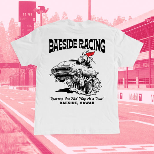 Baeside Racing White Tee (PRE-ORDER)